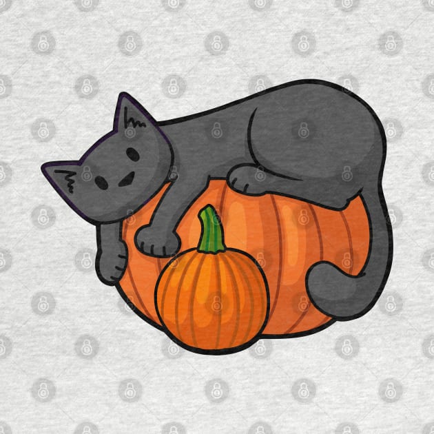 Pumpkin Cat by Doodlecats 